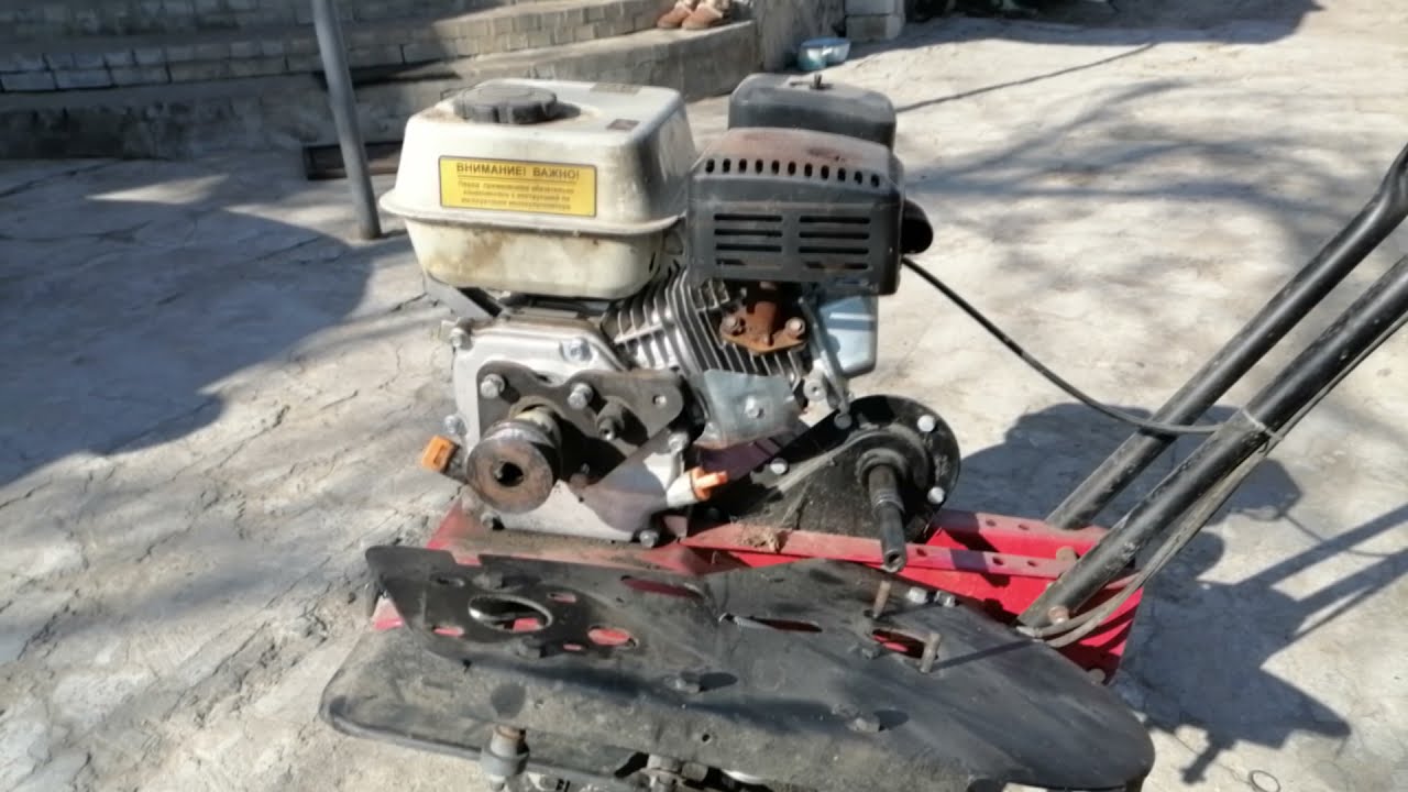 замена подшипника на валу привода культиватора. - YouTube