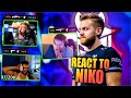 CS GO PROS &amp; CASTERS REACT TO NIKO PLAYS