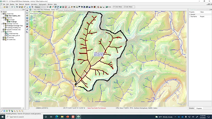 WMS: Watershed delineation and Rational Method - CE 433 Class 27 (23 Mar 2022)