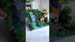 DIY waterfall 🩵#youtubeshorts #viralshorts