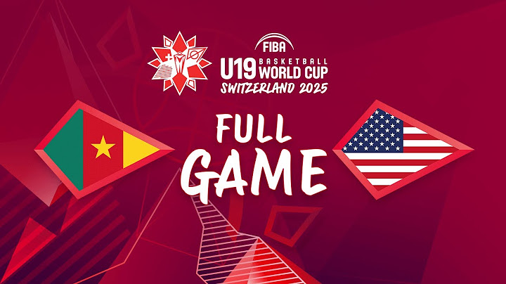 Group Phase | Cameroon v USA | Full Basketball Game | FIBA U19 Basketball World Cup 2025