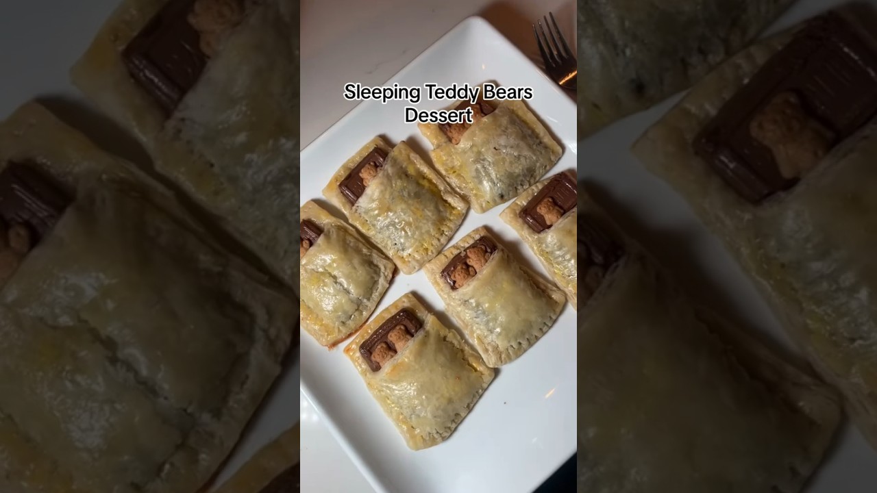 EASY DESSERT RECIPE- Sleeping Teddy Bears Dessert 