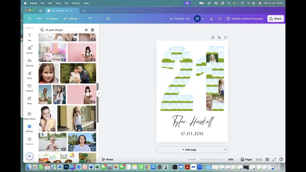 Customize Your Photo Collage in Canva – Quick & Easy Guide