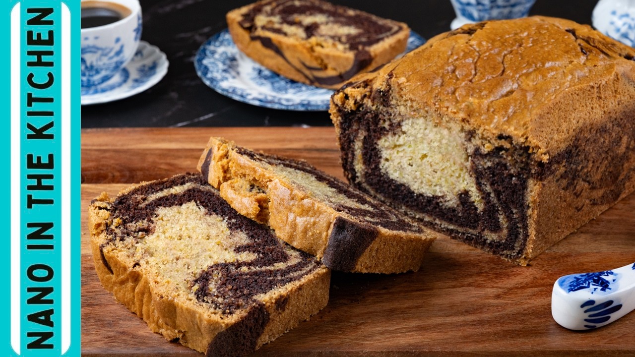 📍ΝΗΣΤΙΣΙΜΟ ΚΕΙΚ ΜΑΡΜΠΡΕ ΒΑΝΙΛΙΑ ΣΟΚΟΛΑΤΑ, Χωρίς Μίξερ, 2 Υλικά να μην Τρίβεται + tips για Φούσκωμα 💯