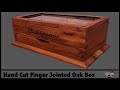 Jointed Oak Keepsake Box!