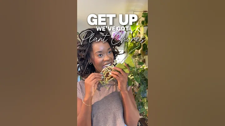 GET UP 🫵🏾 WE GOT PLANT CHORES TO DO! #plantlover #plantmom #plantsmakepeoplehappy #plantchores