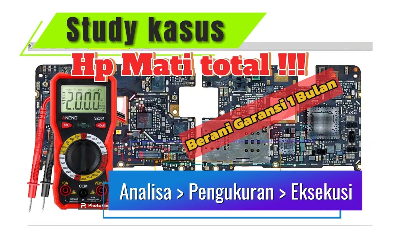 HP MATI TOTAL❓SERVIS TANPA SKEMA TANPA GANTI IC 100% DONE ‼️