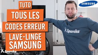 Mon lave linge samsung affiche l'erreur 4E, que faire ? 