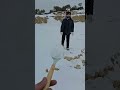 هرب من الثلج 🌨☃️🥶❄️جنو نطو🤩 #براء_وسميرة
