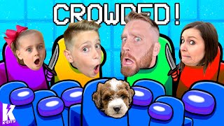 Among Us is CROWDED!! (NEW PUPPY Reveal) K-CITY GAMING