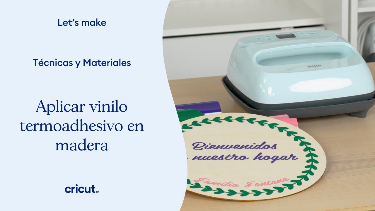 Aplicar vinilo termoadhesivo en madera