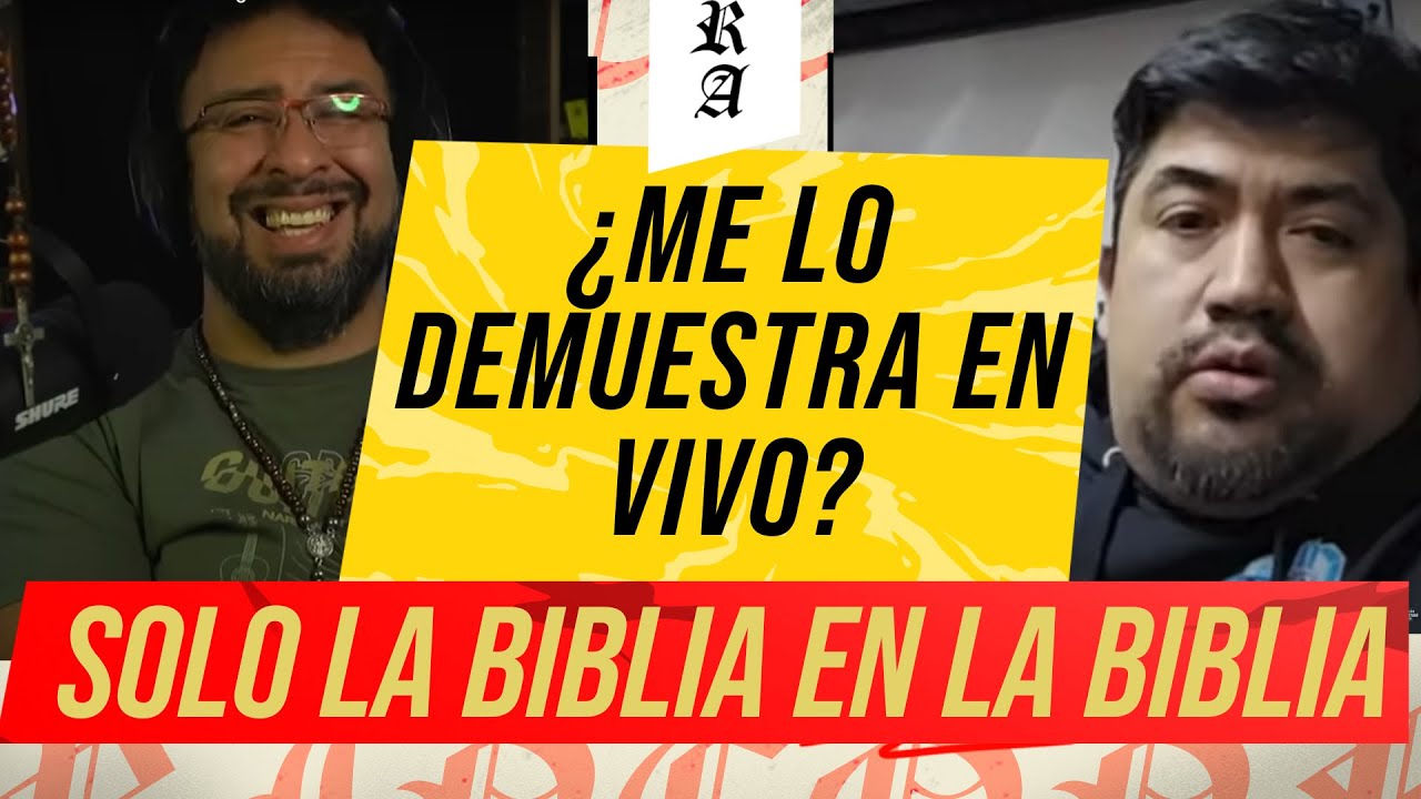 Solo LA BIBLIA en la BIBLIA ¿Protestante me lo demuestra?