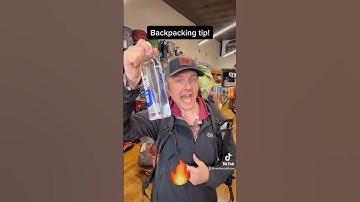 Backpacking tip! #backpacking #backpackingtips #appalachiantrail #water #hiking #outdoors #comedy