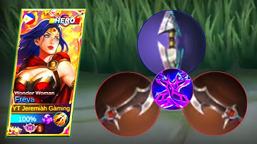 NEW ONE SHOT BUILD!!🔥 | BROKEN BUILD | TOP GLOBAL FREYA | FREYA BEST BUILD 2023 | MUST WATCH | MLBB✓