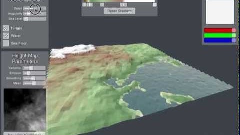 Low Poly Terrain System Preview