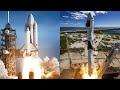 Space Shuttle vs Falcon 9: Launch to Landing Onboard Camera View