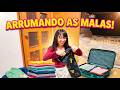 Me preparando para a viagem de feriado!