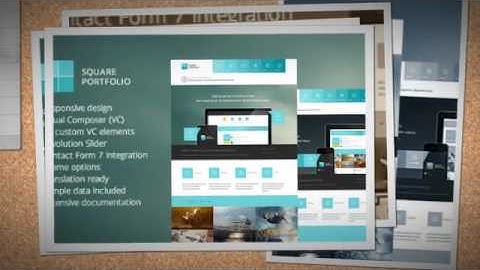 Square Portfolio – Responsive WordPress Theme + Download