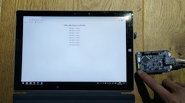 FRDM-K64F - Change of the HTML text with the press of a button