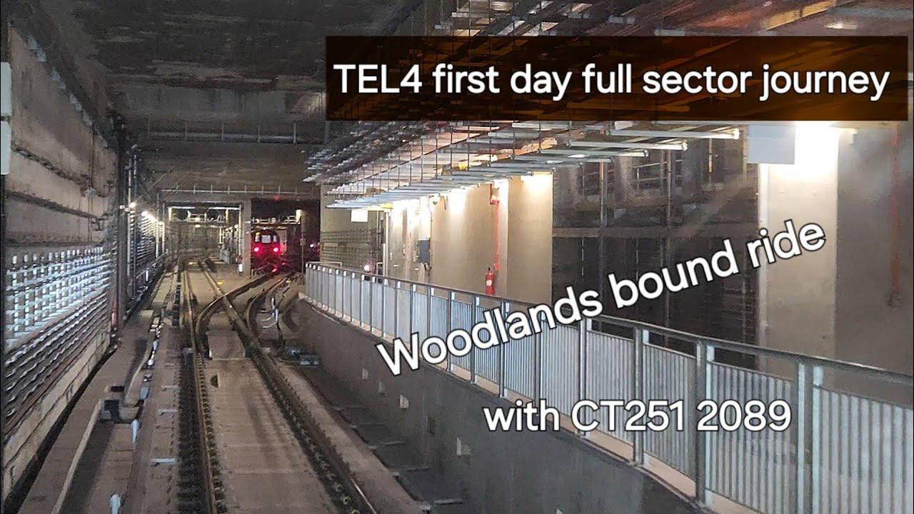 (TEL4 1st day/Full Sector ride WB )[SMRT] CT251 2089 TEL (TE29 Bayshore ...