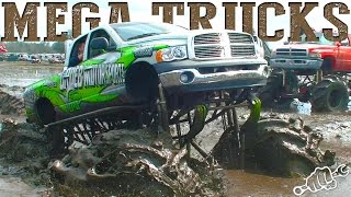 MEGA TRUCKS MUDDING at IRON HORSE MUD RANCH