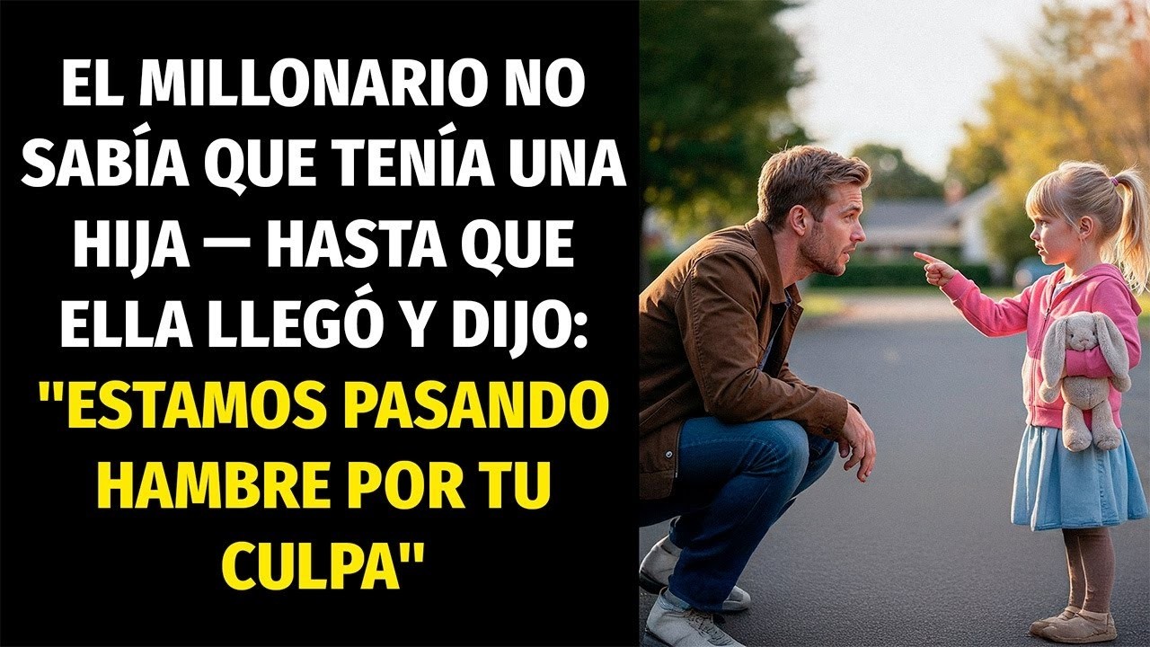 EL MILLONARIO NO SABÍA QUE TENÍA UNA HIJA — HASTA QUE ELLA LLEGÓ Y DIJO- ''PAPÁ, LA CULPA ES TUYA''.
