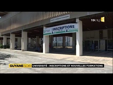 Inscriptions et nouvelles formations à l'université de Guyane