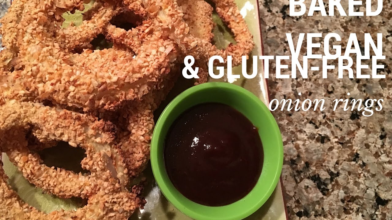 Baked Vegan & GlutenFree Onion Rings YouTube