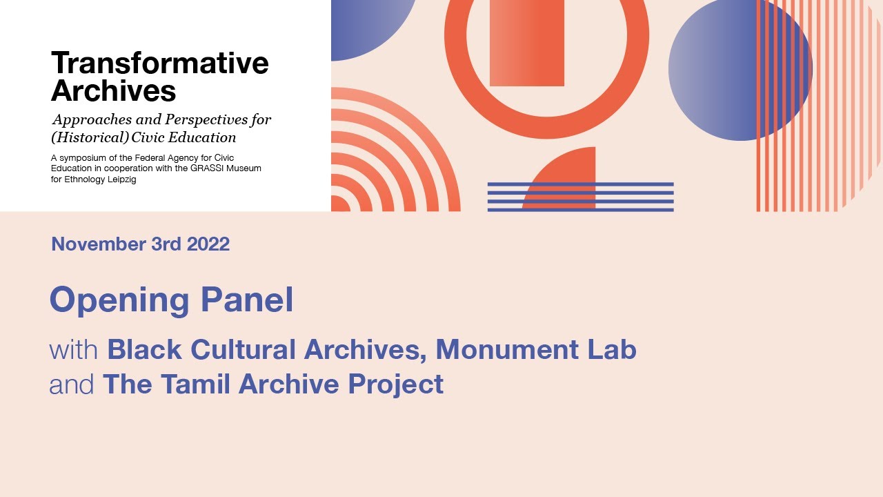 Transformative Archives ENGLISH (2/4) - Opening Panel