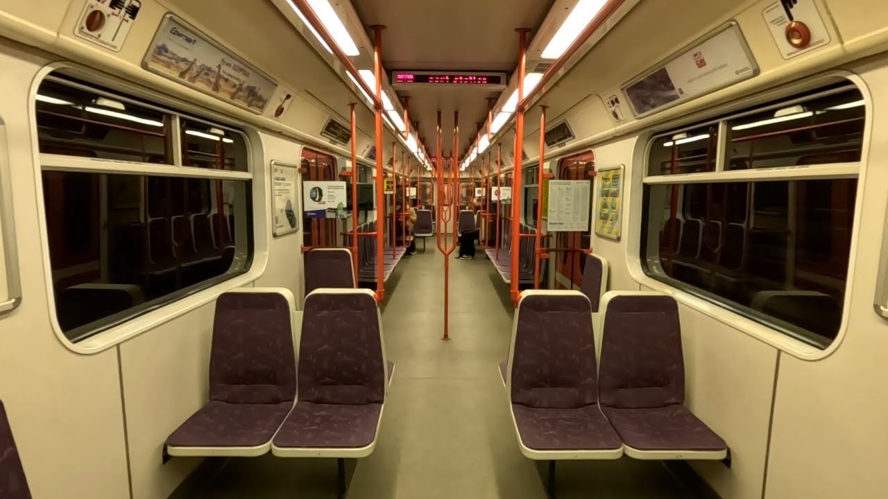 Prague Metro Ride ( Line A ) - Nádraží Veleslavín to Hradčanská | 3x Escalator | 23/05/25