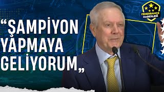 Aziz Yıldırım: "Fenerbahçe'ye Borcu Kapatmaya Gelmiyorum, Ben ŞAMPİYON Yapmaya Geliyorum"