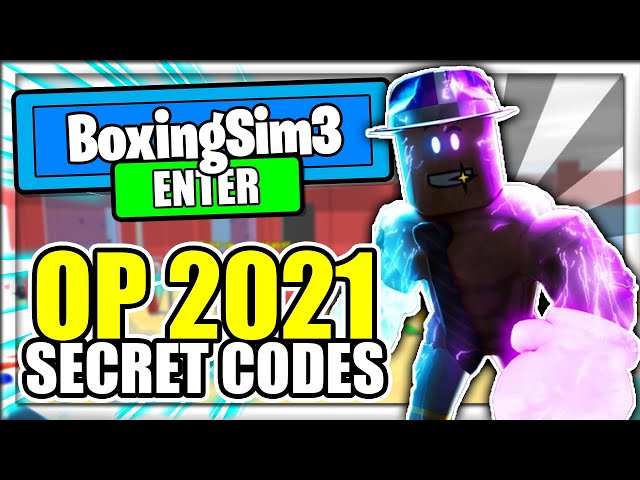 2021) ALL *NEW* SECRET OP CODES! Boxing Simulator Roblox 