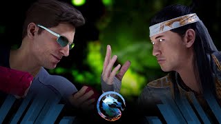 Mortal Kombat 1 - Johnny Cage Vs Liu Kang (Very Hard) - Janet Cage Kameo Gameplay