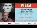 #Filba2021 - DIÁLOGO. La conversación infinita. Siri Hustvedt & Paul Auster