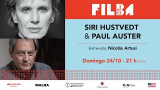 #Filba2021 - DIÁLOGO. La conversación infinita. Siri Hustvedt &amp; Paul Auster