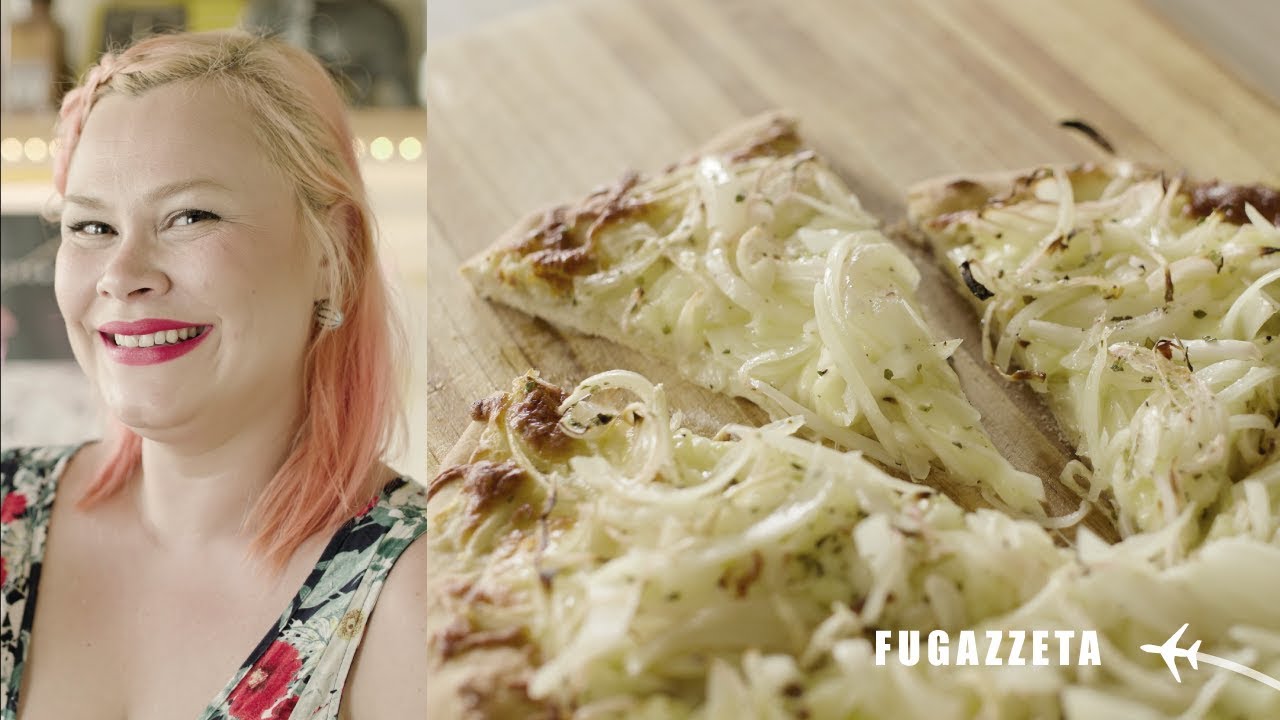 Fugazzeta de Cebolas - Pizza Argentina | MENU VIAGEM