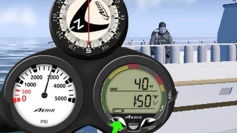 Aeris A300XT Dive Computer: Diving