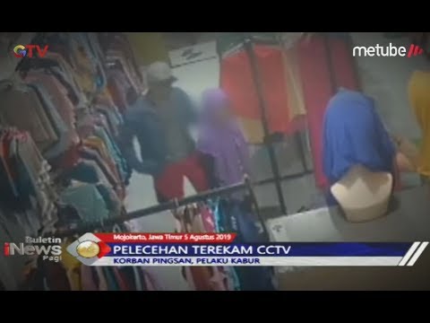 Aksi Pelecehan Seksual Seorang Pria di Toko Busana Mojokerto Terekam CCTV - BIP 06/08