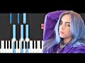 Billie Eilish - Listen Before I Go (Piano Tutorial)
