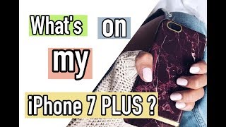 📱What's On My iPhone | iPhone 7 PLUS 📱| kryty, oblíbené aplikace🎉