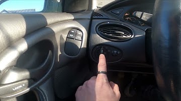 How to Enable or Disable Dipped Beam in Ford Focus MK1 ( 1998 – 2005 ) - Use Headlights