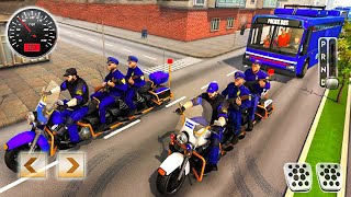 Police Bike Game 2020 Criminal Prisoner Transport - Permainan Polisi Android Gameplay screenshot 2