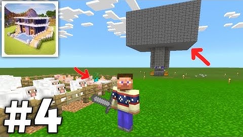 craft world flat world survival gameplay part 4  craft world master block 3d 2024
