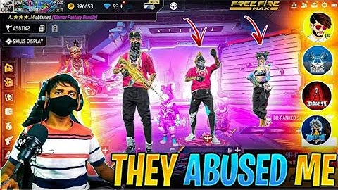 TOP 1 GLOBAL PLAYER VS 3 RED CRIMINAL GRANDMASTER PLAYER CALL ME NOOB AJJUBHAI VS HACKER