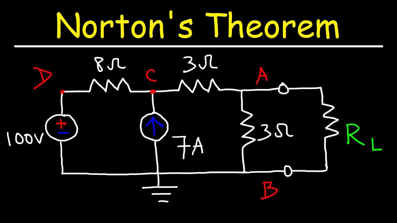 Norton's Theorem and Thevenin's Theorem - Electrical Circuit Analysis