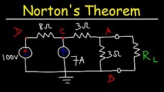 Norton's Theorem and Thevenin's Theorem  Electrical Circuit Analysis