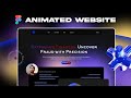 Animated 3D Landing Page in Figma | Figma Prototype