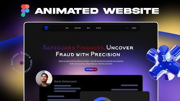Animated 3D Landing Page in Figma | Figma Prototype