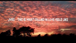 JVKE  - this is what falling in love feels like (Lyrics)