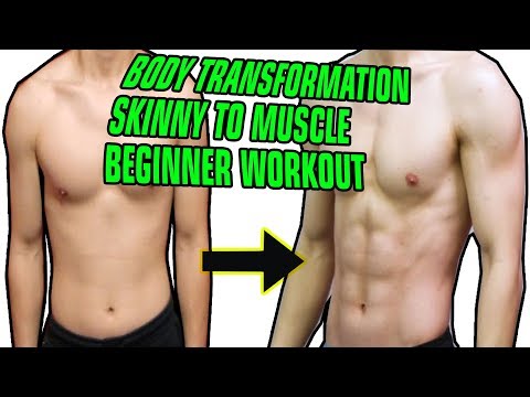 Body transformation skinny to muscle (Beginners Workout) | 2019
